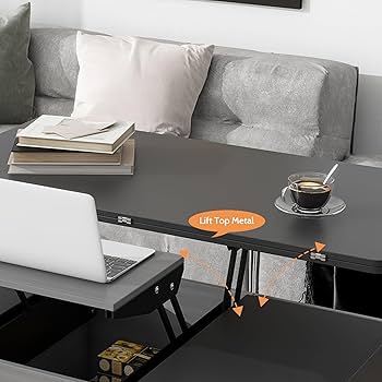 2点SET CONTAINER TABLE TOP 50L 74L Amazon.com: VINGLI Lift Top Coffee Table, Oak Top with